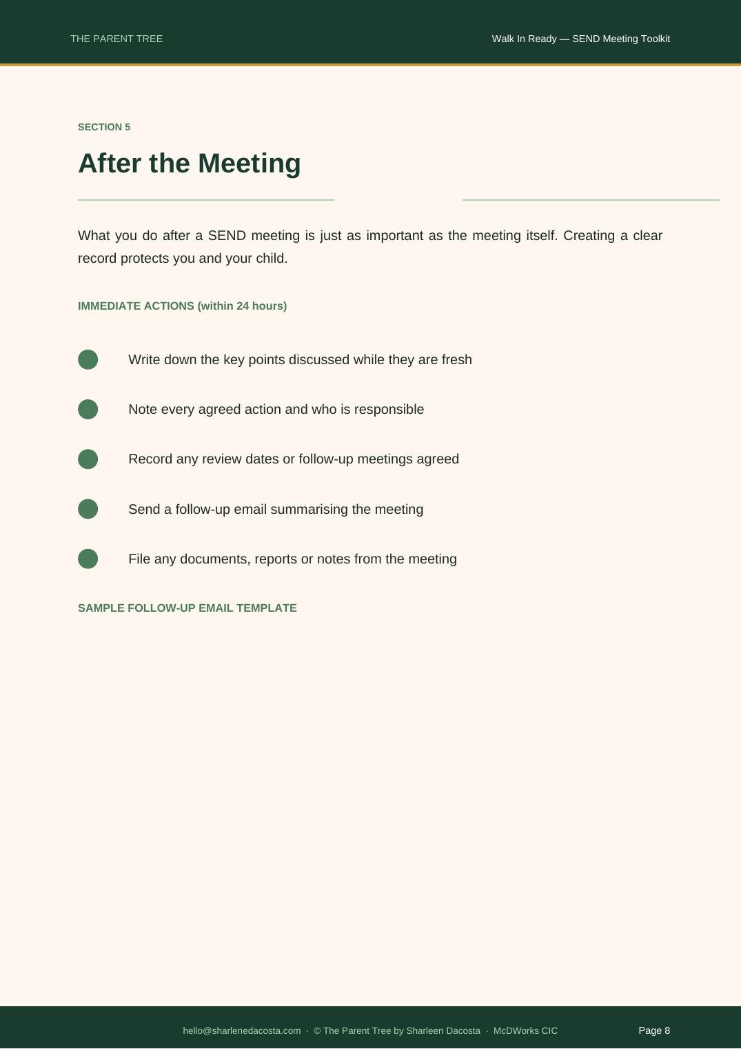 Walk In Ready preview page 6