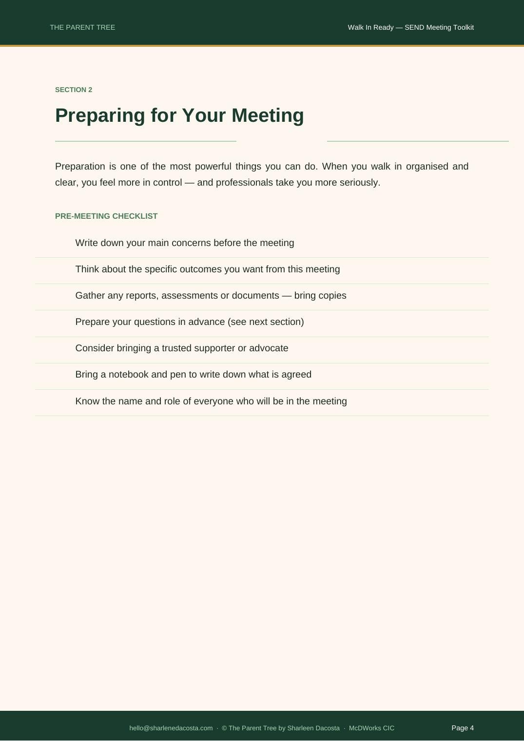 Walk In Ready preview page 3